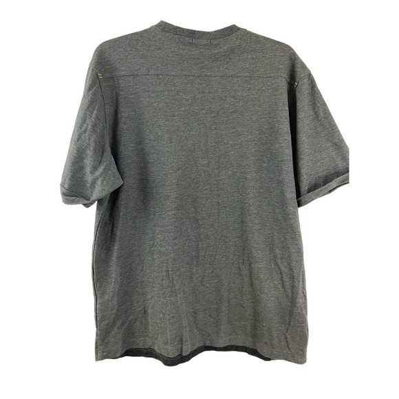 McDonald's Size XL Grey Unisex Gift Uniform Crew Shirt Top Round Collar Button - Picture 2 of 5